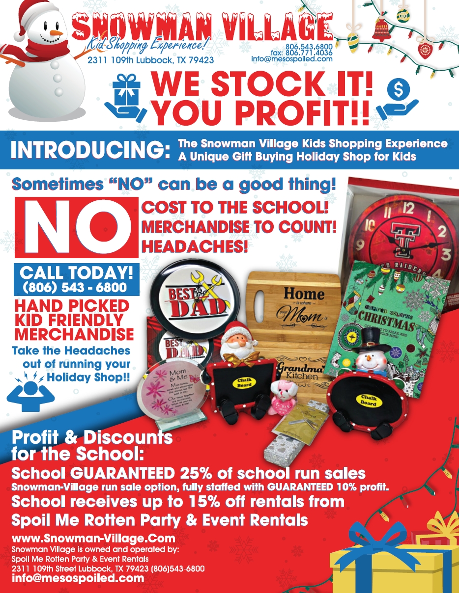 Kids holiday shop for schools